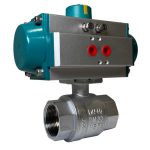 JV240019 – Pneumatically Actuated Brass Nickel Plated Ball Valve JV240019 – Pneumatically Actuated Brass Nickel Plated Ball Valve