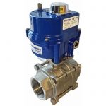 JV240008 – Electrically Actuated Three-Piece Stainless Steel Ball Valve