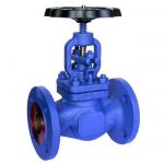 JV071015 - Cast Steel Globe Valve with Stainless Steel Disc Flanged PN40