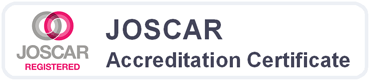 JOSCAR Accreditation Certificate