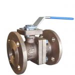 JV090011 – Two-Piece Bronze Ball Valve - ISO 5211 Direct Mount, Flanged PN16