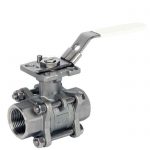 JV090014 – Three-Piece Stainless Steel Ball Valve – ISO 5211 Direct Mount