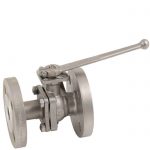 JV090017 – Stainless Steel Fire Safe Ball Valve, ISO 5211 Direct Mount, Flanged PN16/40