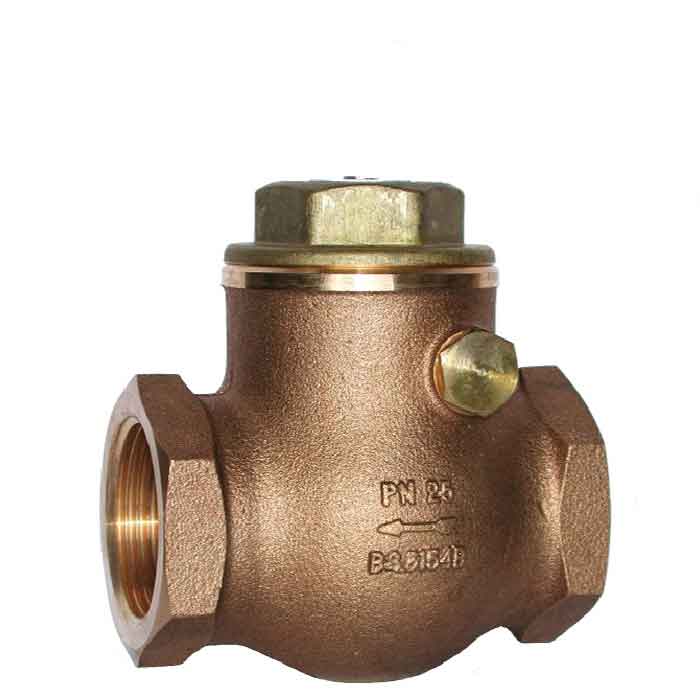 NON-RETURN VALVE BSPP SIZES FROM 3/8" To 2" METAL SEAT BRASS SWING CHECK 