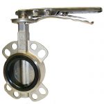 JV100008 – Stainless Steel Wafer Butterfly Valve, EPDM Lined & Stainless Steel Disc - WRAS Approved