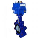 JV240003 – Electrically Actuated Lugged Butterfly Valve, EPDM Lined – WRAS Approved