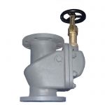 F3059 - Cast Steel Straight (Vertical) Storm Valve c/w Closing Device - JIS Specifications