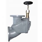 F3060 - Cast Steel Angled Storm Valve c/w Closing Device - JIS Specifications