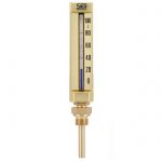 SK1 - Sika Aluminium Case V-Shaped Type Thermometers - Straight Pattern