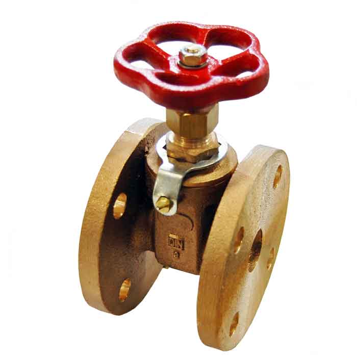 MVF 1" NPT Bronze Quick Opening Gate Valve – Lever Operated, 200 WOG, Class 125, Rising Stem