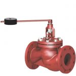 JV370007 - Ductile Iron Counter Weighted Lever Operated Self Closing Valve - Straight Pattern