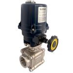 JV241056 – Electrically Actuated Fire Safe Stainless Steel Ball Valve